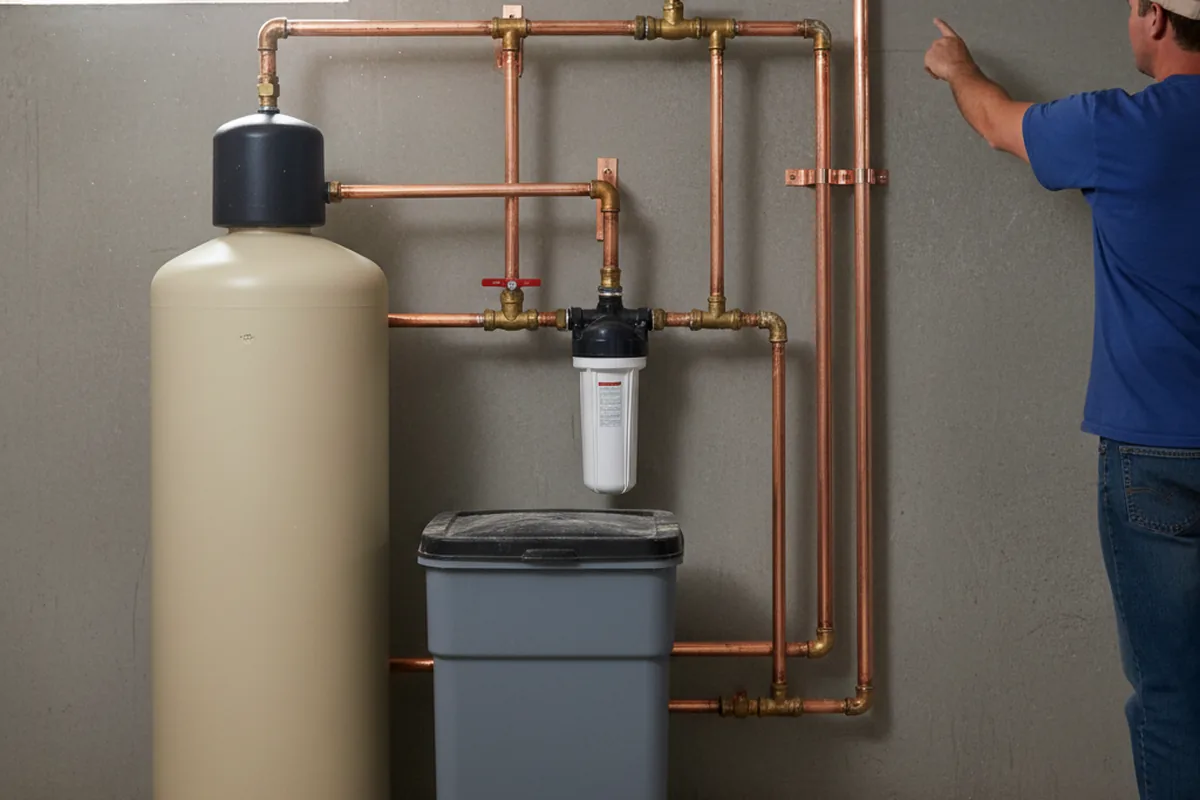 Whole-house water treatment system installed in Manvel